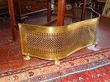 Peirced Brass Fire Fender